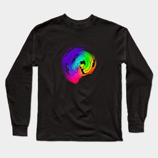 whirl rainbow Long Sleeve T-Shirt